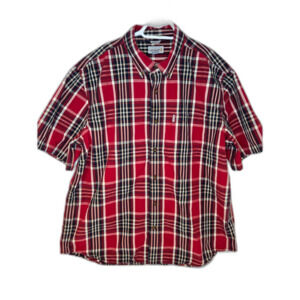 Carhartt Relaxed Fit Plaid Short Sleeve Shirt | Carhartt | Men's Size 2XL | Red